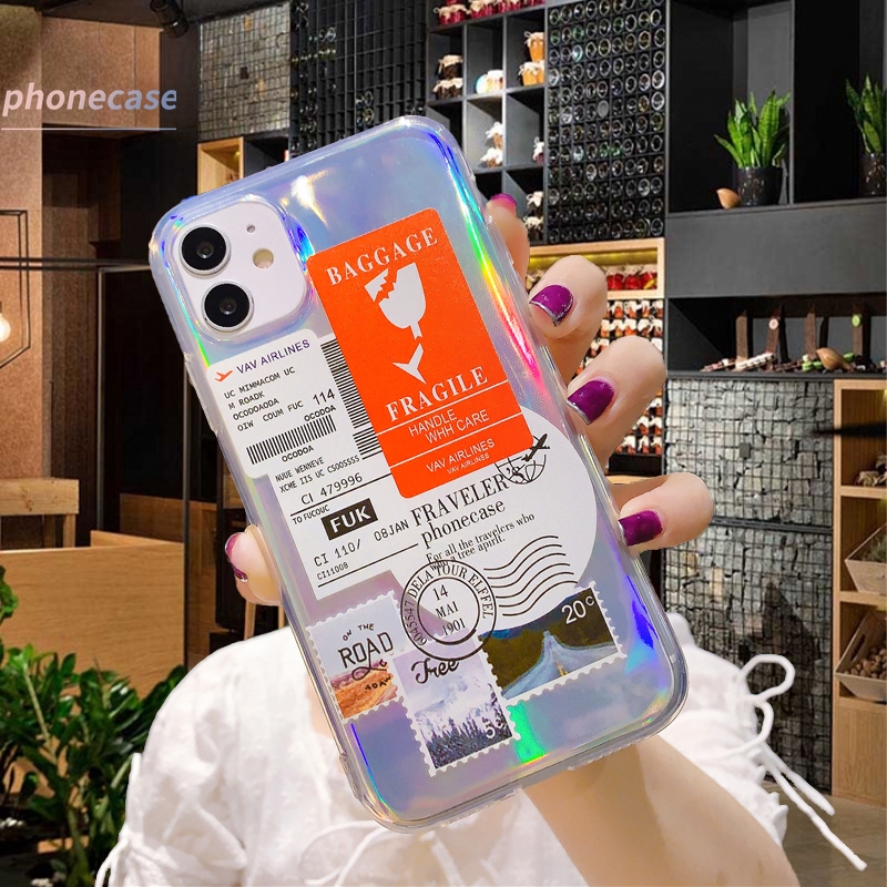 Casing Redmi 9 9C NFC POCO X3 NFC 8 6A 5A 4A 8A PRO 8A Dual 10X Redmi Note 9 8 7 5 4 4X 8 PRO 5 PRO 7 PRO 7S Stamp Bling Design Laser Card TPU Soft Case