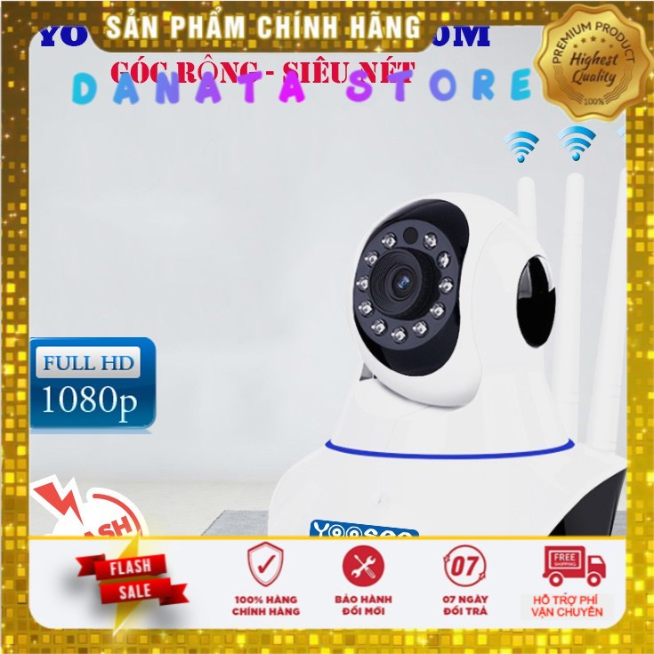 Camera Yoosee 2.0mpx FHD hỗ trợ thẻ nhớ dung lượng cao giúp thời gian xem lại được lâu hơn - HÀNG NHẬP KHẨU