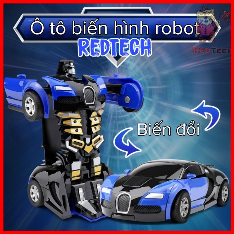 Đồ Chơi Ô Tô Biến Hình Thành Robot Cho Bé, Ô Tô Đồ Chơi Biến Hình Thế Hệ Mới Kèm Phương Tiện Đối Kháng (sẵn buôn si)