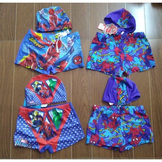 Quần bơi kèm mũ Siêu nhân người nhện Spiderman
