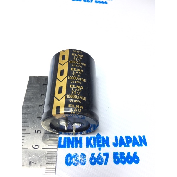 tụ lọc nguồn audio Elna 71V-10.000uf -100% made in japan