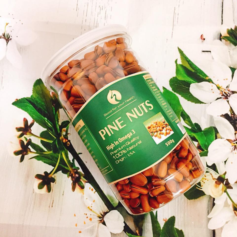 Hạt thông Mỹ cao cấp giàu dinh dưỡng hôp 500g CloverShop