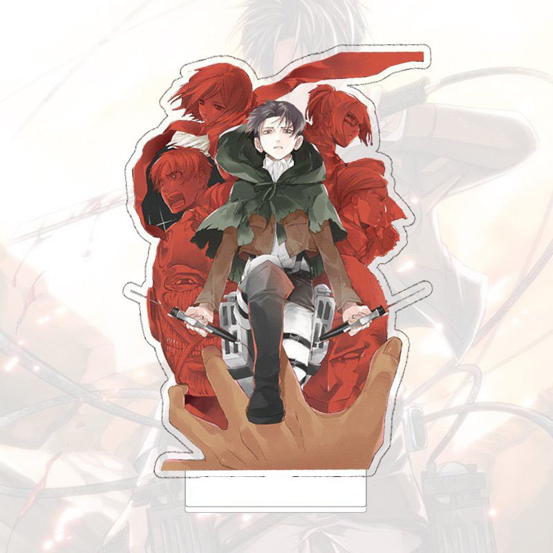 Standee Attack On Titan tượng acrylic standee anime mica chibi trang trí trưng bày mô hình