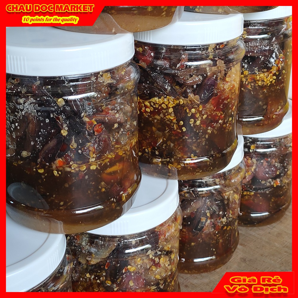 Hủ 700gr Mắm Ba Khía Châu Đốc Trộn Sẵn Tỏi, Ớt Loại Con To Vừa Ăn Thơm Ngon | BigBuy360 - bigbuy360.vn