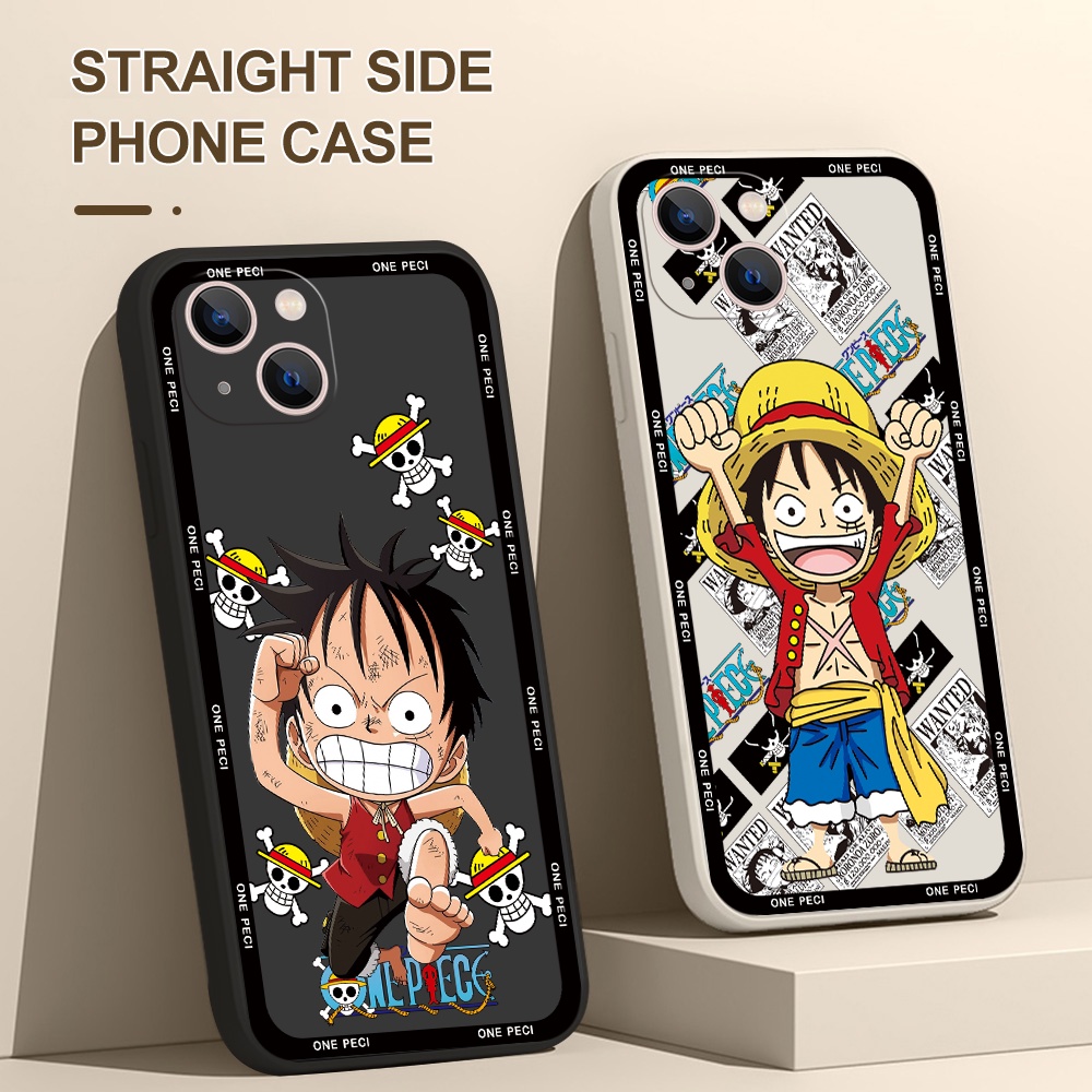 Ốp ĐiệN ThoạI HọA TiếT One Piece Cho iPhone 13 12 11 mini Pro Max XS XR X 7 8 SE 6 6S mini Pro