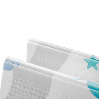 Thảm xốp gấp gọn XPE 2 mặt phủ Silicone Hàn Quốc chống thấm tuyệt đối, chống ngã, cho bé tập bò 1m8x2m