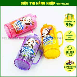 [3 vị] Kẹo tăm lạnh nhiều vị Thái Lan (dâu, nho, chanh)