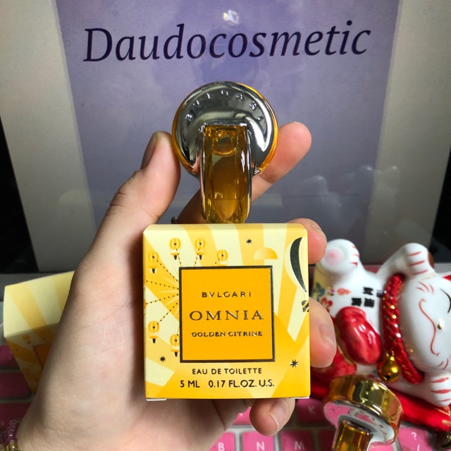 [ mini ] Nước hoa Bvlgari Omnia Golden Citrine EDT 5ml | Thế Giới Skin Care