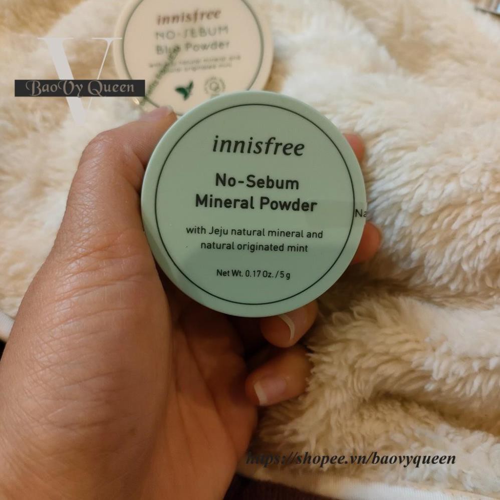 Phấn phủ kiềm dầu, che khuyết điểm Innisfree No-Sebum Mineral, Blur Powder | BigBuy360 - bigbuy360.vn