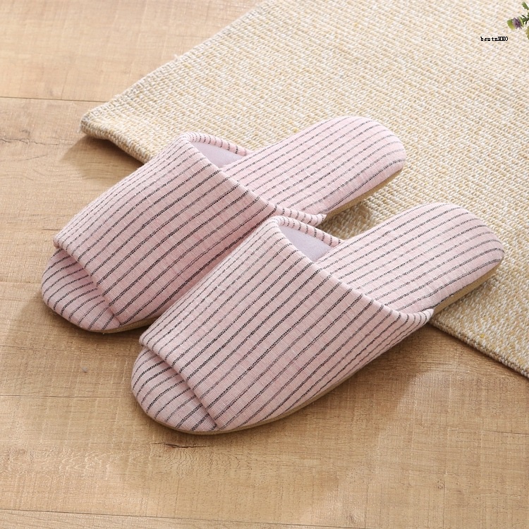 Dép Cotton Đế Gỗ Lót Sàn Gỗ Trang Trí Nội Thất Phong Cách Nhật Bản