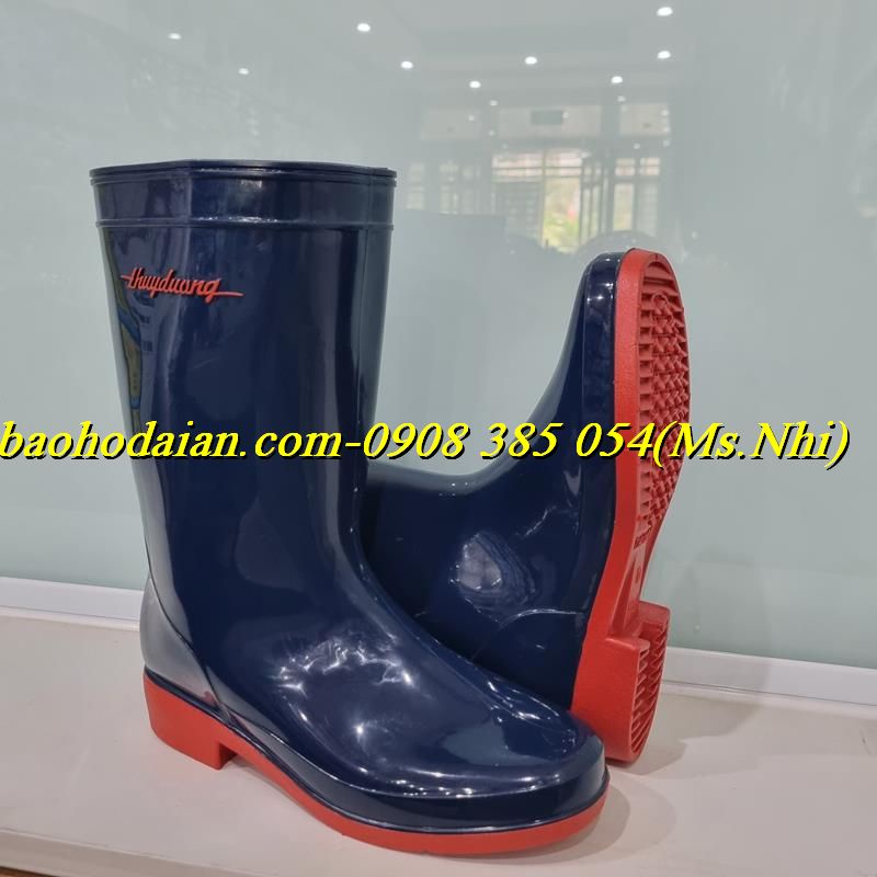 Ủng nhựa công Nhân Chính Hãng Thùy Dương- Màu Dương Đỏ - 285- Hình thật
