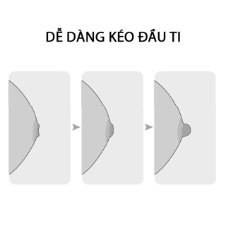 Dụng cụ kéo hút đầu ti, núm silicone kéo đầu vú bị thụt cho bà bầu - ảnh sản phẩm 3