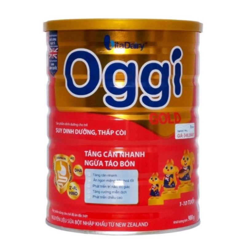 sữa bột oggi gold 900g còn mã qr