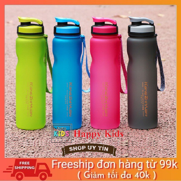 🌟 (Đủ màu) Bình Đựng Nước Tập Gym Tập Thể Thao 1L và 600ml