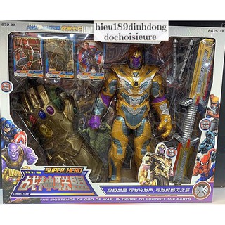 Đồ chơi mô hình Thanos kèm găng tay vô cực cỡ siêu lớn