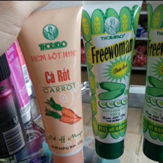 Kem lột mụn dưa leo, cà rốt