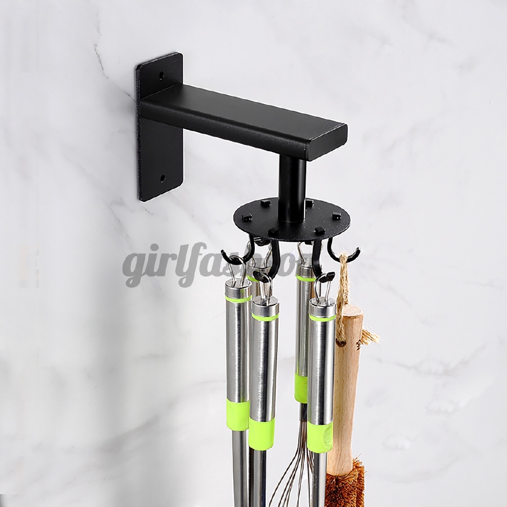 Giá Để Dụng Cụ Nhà Bếp Xoay 360 Độ Gắn Tường Tiện Lợi