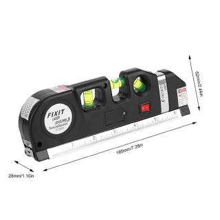 [131] Thước đo thẳng đứng Horizon 8FT Thước đo tiêu chuẩn và hệ mét