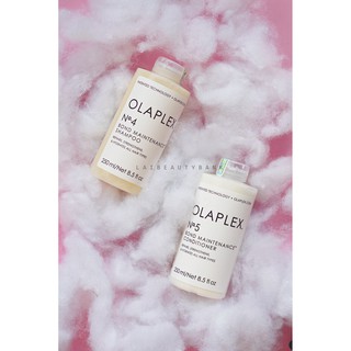[Size 250ml] Cặp dầu gội xả Olaplex No. 4 và No. 5 tăng cường liên kết tóc