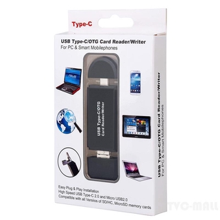 Đầu Đọc Thẻ Nhớ Otg Micro Sd Cổng Usb Type-C