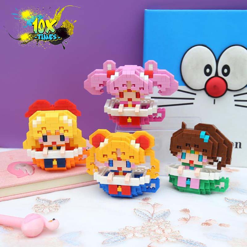 Lego nano 3D mô hình lắp ghép đồ chơi  dễ thương cute hình cái cốc  lego sáng tạo trẻ em, quà tặng sinh nhật