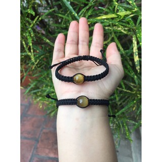 Vòng tết dây đá phong thuỷ mệnh kim