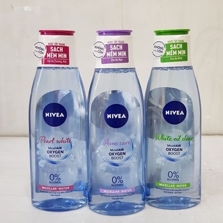 [Mã COSXANH100 giảm 10% đơn 250K] ❄️ Nước tẩy trang Nivea mới không chứa cồn 💦💦