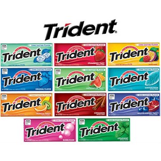 [Vĩ 14 thanh] Kẹo singum Trident nhập khẩu - Date Dài