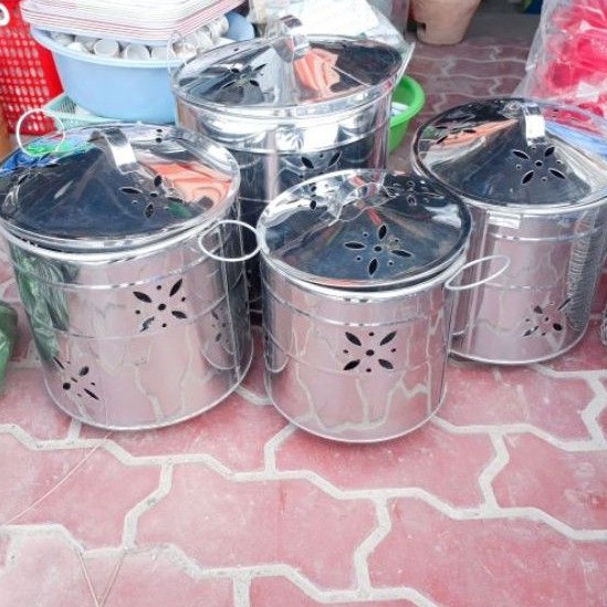Thùng đốt giấy vàng mã inox đủ size nhỏ: 90đ- 110đ- 120đ- 140đ
