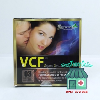 VCF màng phim tránh thai hộp 3 miếng