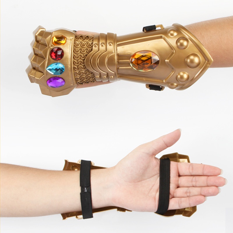 Găng Tay Mặt Nạ Đèn LED Hóa Trang Nhân Vật Thanos
