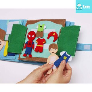 Sách vải - bé trai yêu thích khám phá