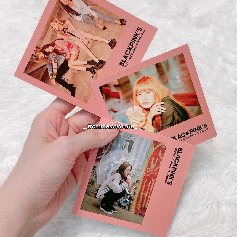 Ảnh photocard Jisoo Jennie Rose Lisa card BLACKPINk chính hãng