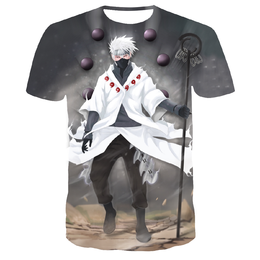 Áo Thun Tay Ngắn Dáng Rộng In Hình Naruto Uzumaki 3D Phong Cách Nhật Bản Thời Trang Mùa Hè Cho Nam | BigBuy360 - bigbuy360.vn