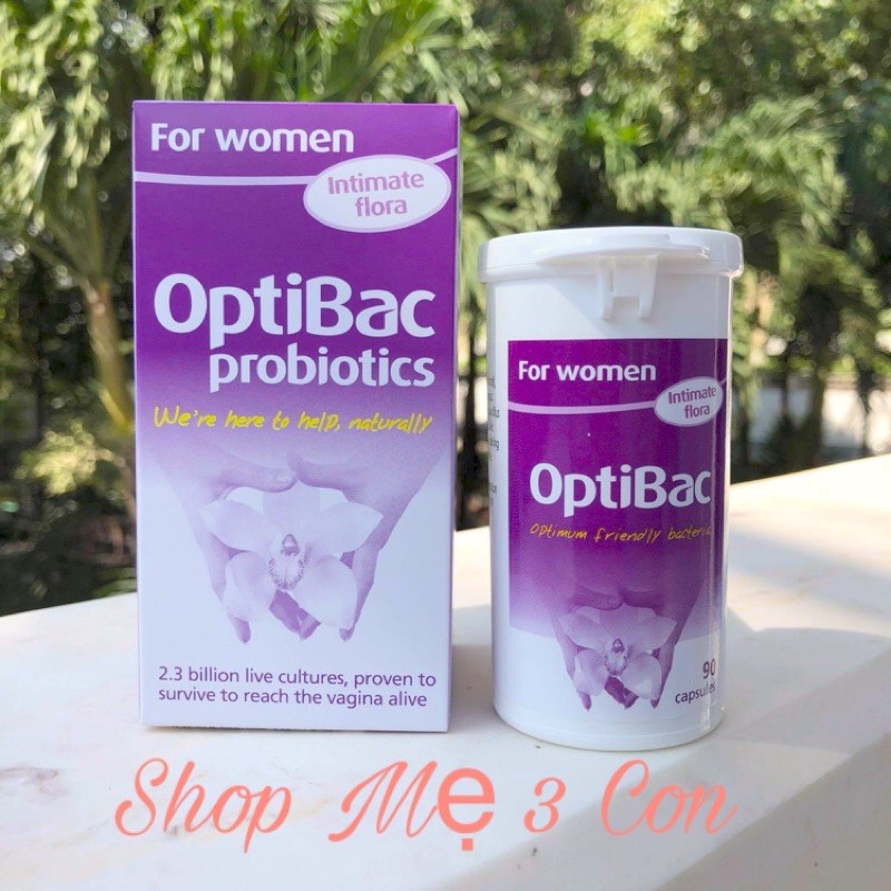 Men Optibac 90 viên chuẩn nội địa UK