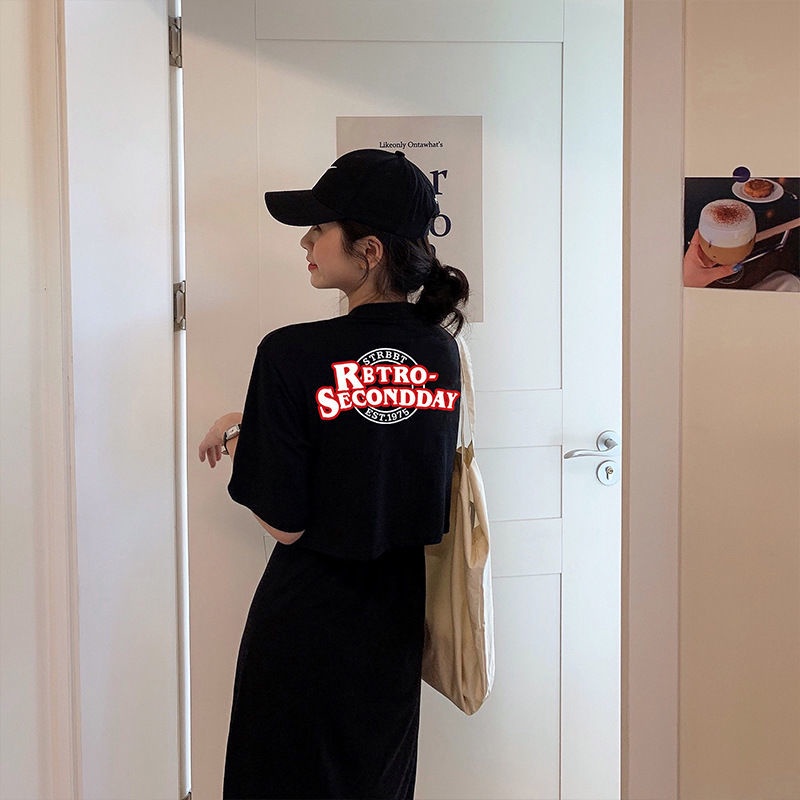 Đầm Tay Ngắn Thiết Kế Xẻ Tà Lưng Cao Thiết Kế Mới Thời Trang Cho Nữ