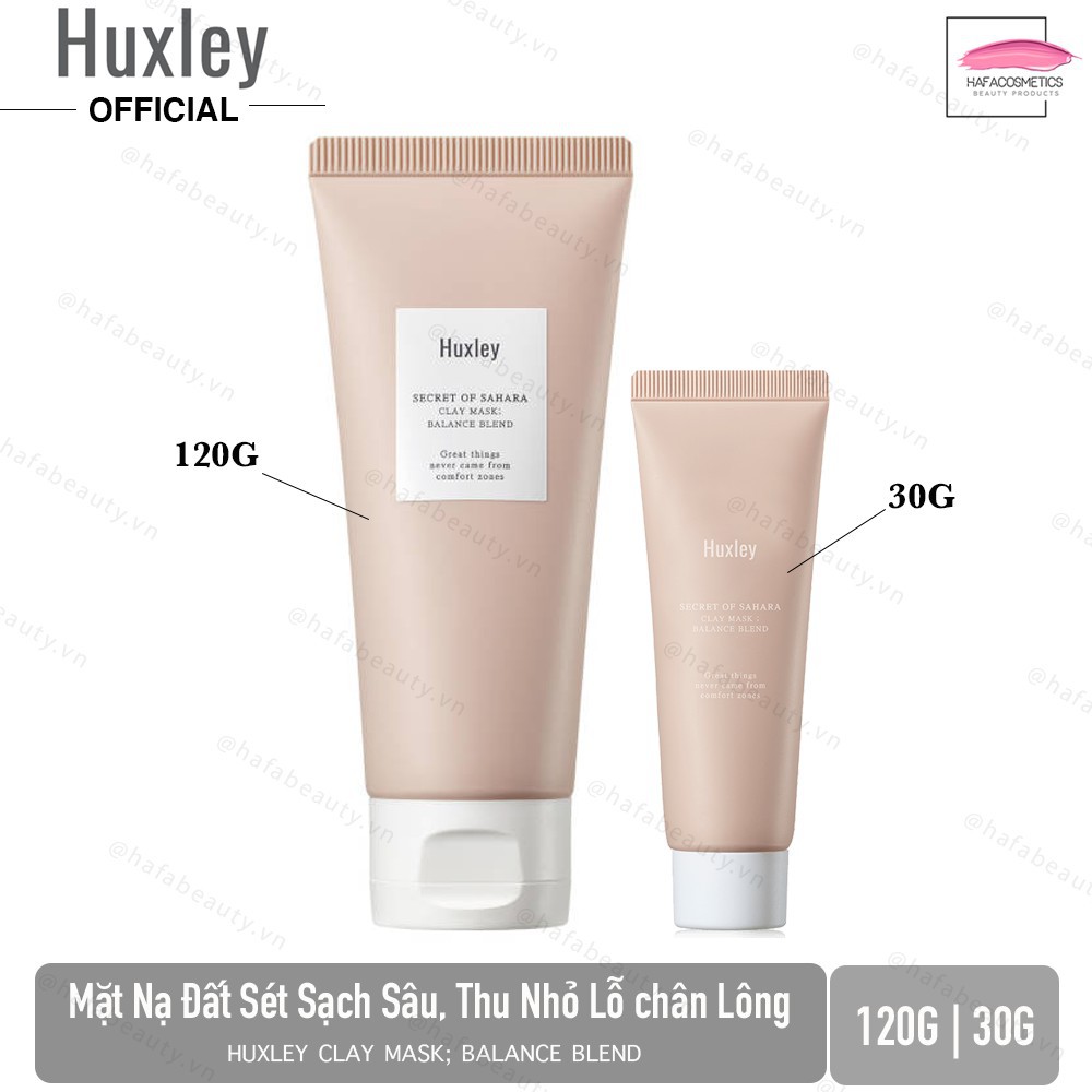 Mặt Nạ Đất Sét Huxley Secret Of Sahara Clay Mask Balance Blend