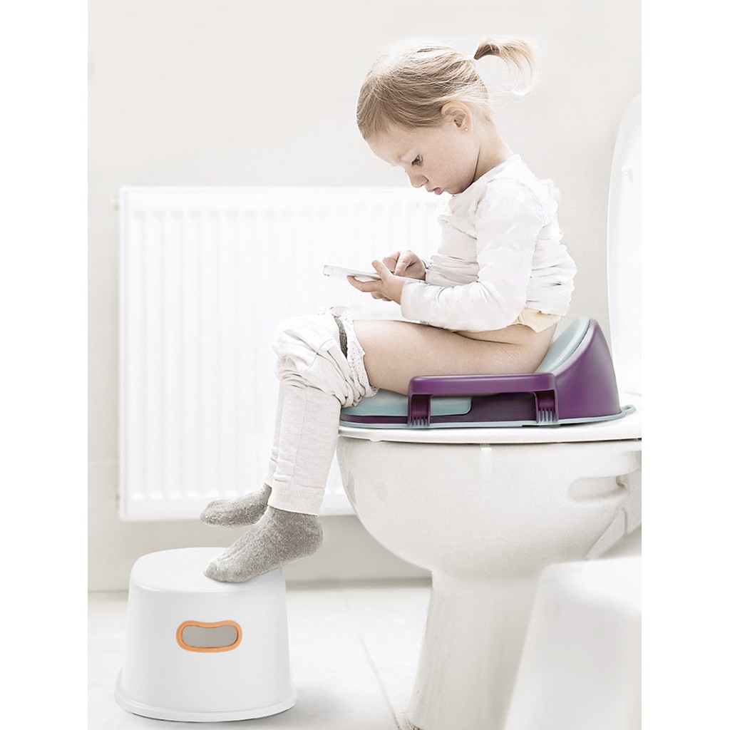 Bệ Ngồi Toilet Có Tay Vịn - BabyCare