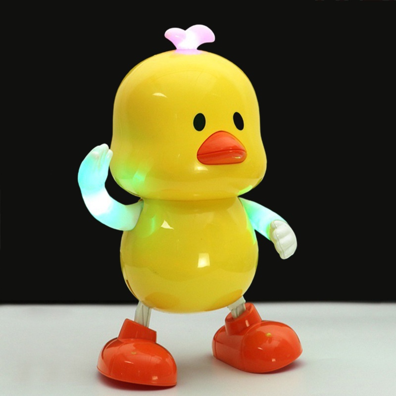 Đồ Chơi Vịt Điện Tử Có Đèn LED Và Nhạc Dành Cho Trẻ Em