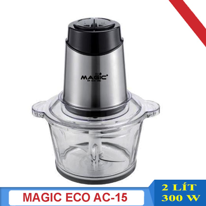 Máy xay thực phẩm Magic Eco AC-15 - Máy xay thịt cối thủy tinh