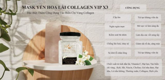 Mặt nạ Collagen Mộc Vip X3