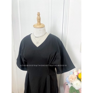 [Thanh Lý] D59 - ĐẦM BIGSIZE CÁNH DƠI BO EO