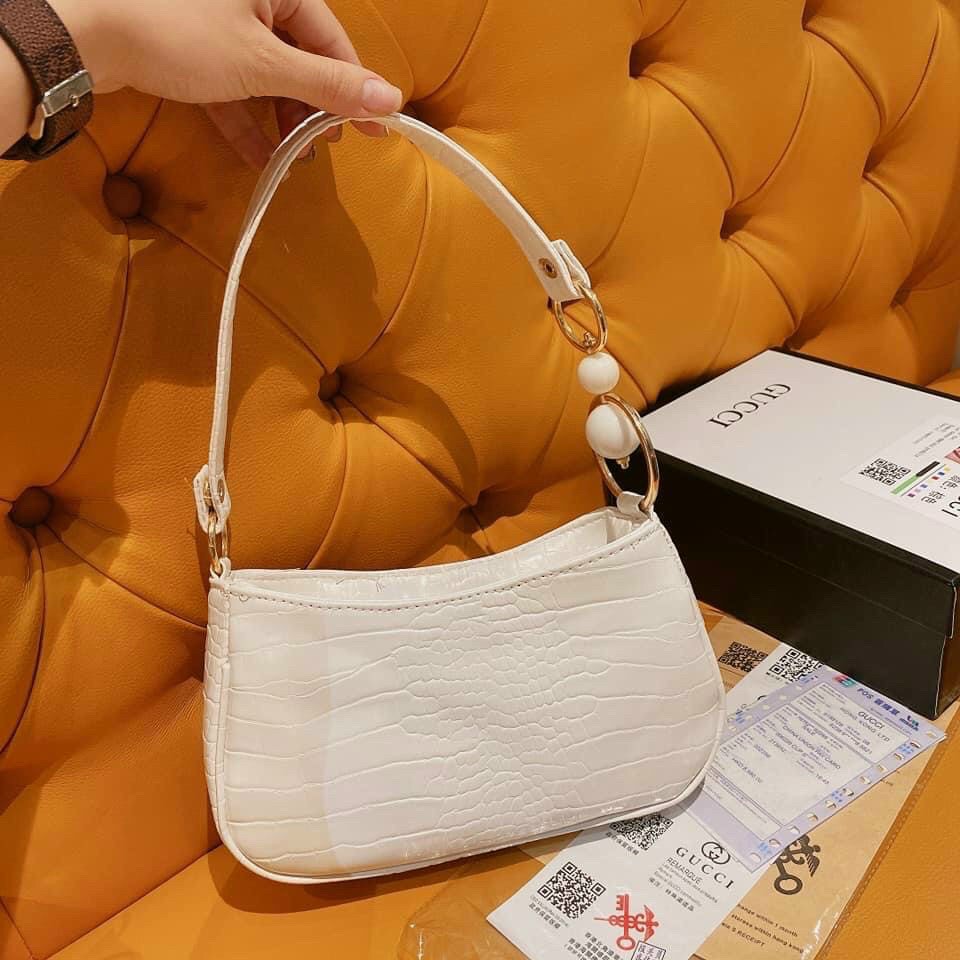 Túi Kẹp Nách Dây Phối Ngọc Siêu Xinh TX901