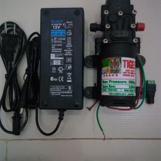 Bộ bơm mini tiger qh 12v-70w +adapter 12v-5a