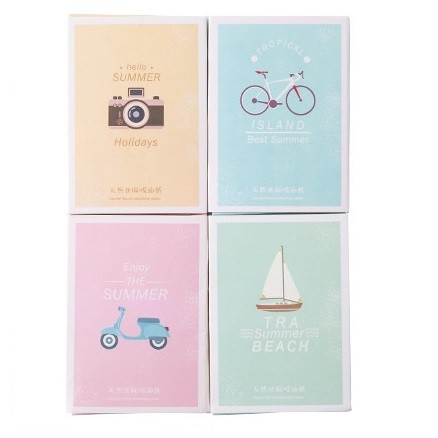 Giấy thấm dầu làm sạch da mặt tiện lợi Teddy Bears store