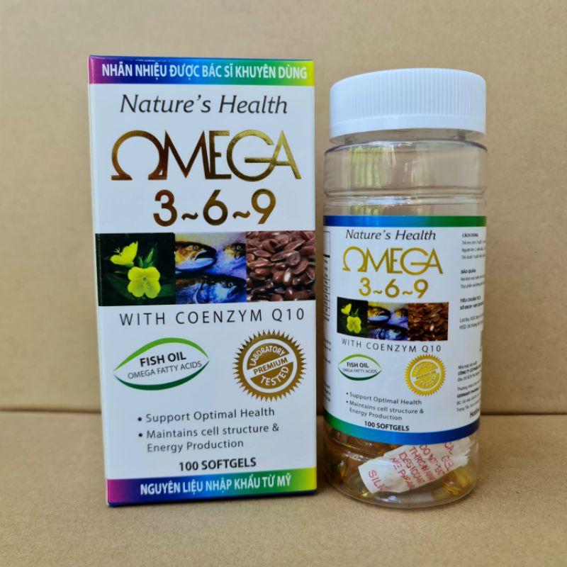 Omega 369 - Hộp 100 viên - Tăng cường dưỡng chất cho mắt giúp mắt sáng