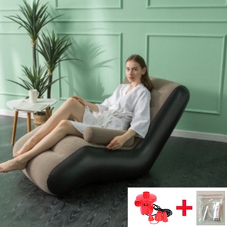 Ghế Hơi Tựa Lưng Thư Giãn - Ghế Sofa Hơi Tựa Lưng Bọc Nhung Cao Cấp