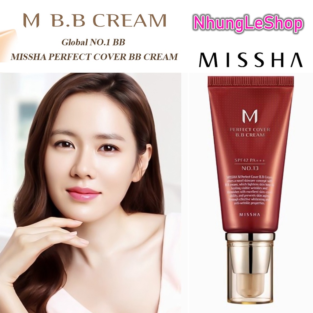 [Auth] Kem Nền Chống Nắng M Perfect Cover BB Cream SPF42 PA+++ Đa Năng Che Phủ Toàn Diện 50ml