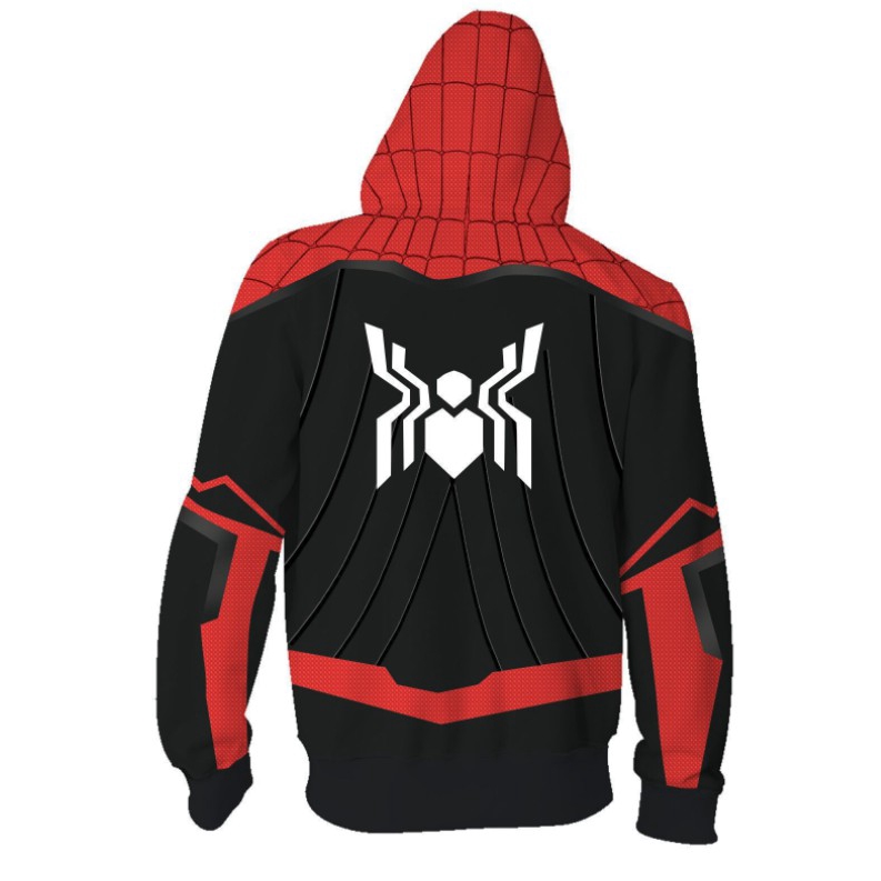 Áo KhoáC Hoodie Có KhóA KéO HìNh NgườI NhệN