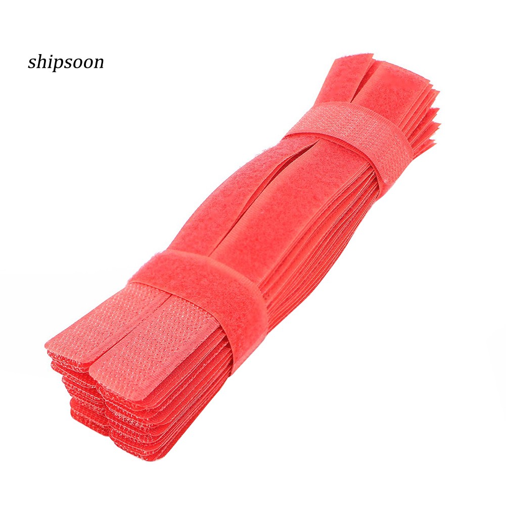 Bộ 50 miếng băng gai dính quấn dây cáp chống rối tiện dụng
